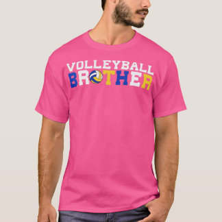 T-shirt Amusant Volleyball Lover Brother et Homme Volleyba