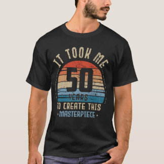 T-shirt Amusante blague vieille de 50 ans, cadeau de sac d