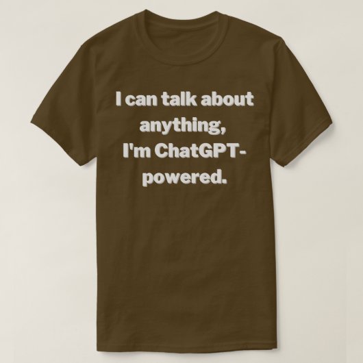 T-shirt Amusante conception AI (Design devant)