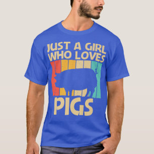 T-shirt Amusante Conception De Cochon Pour Filles Maman Co