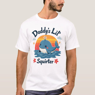 T-shirt Amusante conception de l'écureuil de baleine pour