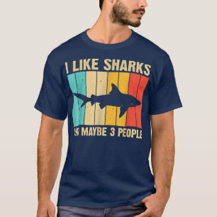 T-shirt Amusante conception de requin pour enfants Hommes