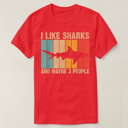 T-shirt Amusante conception de requin pour enfants Hommes  (Design devant)