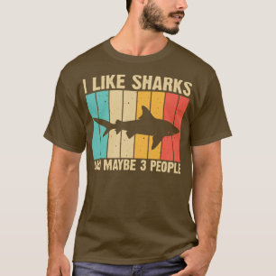 T-shirt Amusante conception de requin pour enfants Hommes