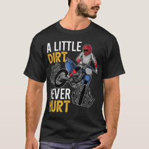T-shirt Amusante Conception De Vélo Dirt Pour Enfants Garç