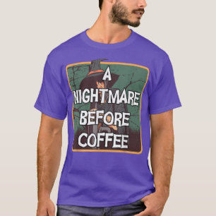 T-shirt Amusante Conception Halloween Pour Une Sorcière Bu