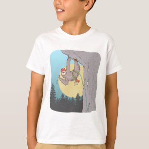 T-shirt Amusante escalade de roche paresseuse