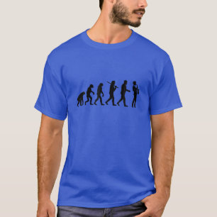 T-shirt Amusante Évolution De L'Homme - Musicien Saxophone