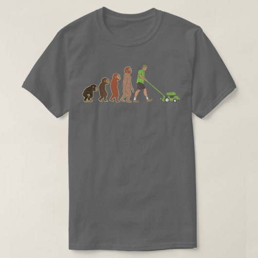 T-shirt Amusante évolution d'un jardinier (Design devant)