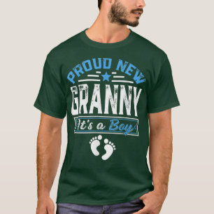 T-shirt Amusante Famille Fier Nouvelle Mamie C'est un garç