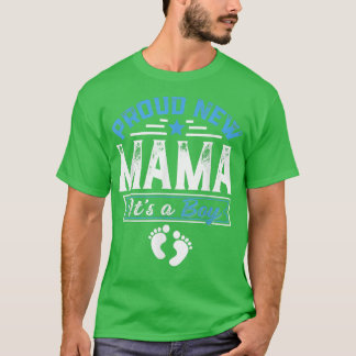 T-shirt Amusante Famille Fière Nouvelle Maman C'est un gar