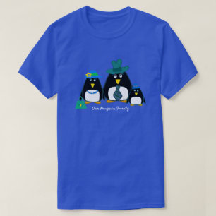 T-shirt Amusante famille Penguin 3 avec Noël de garçon