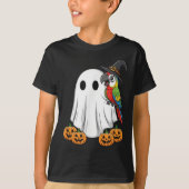 T-shirt Amusante Fantôme Citrouille Halloween Enfants Homm (Devant)