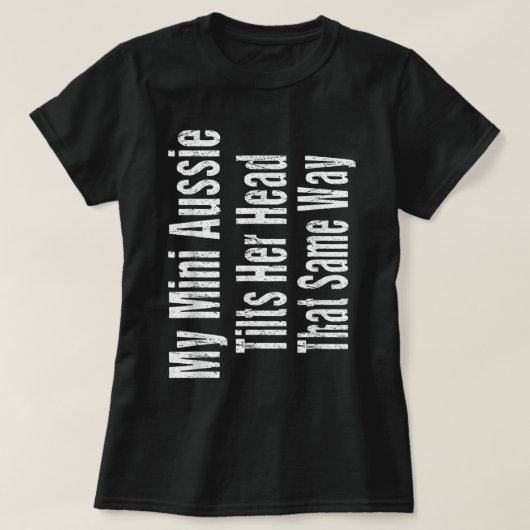 T-shirt Amusante Femme Mini Aussie plaisanter Australian S (Design devant)