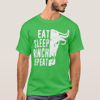 T-shirt Amusante Ferme Producteur Laitier Troupeau Qui Dér