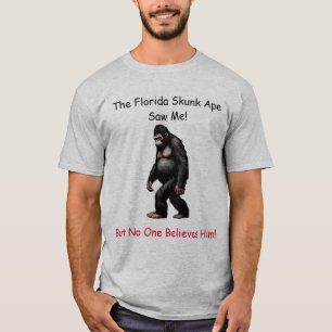 T-shirt Amusante Floride Skunk Ape