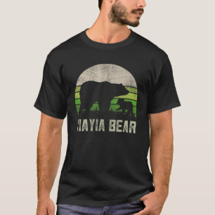 T-shirt Amusante Grand-Mère Grec Ours S, Yiayia Oear Cub M
