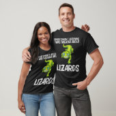 T-shirt Amusante Lizard Design Pour Hommes Femmes Reptile (Unisexe)