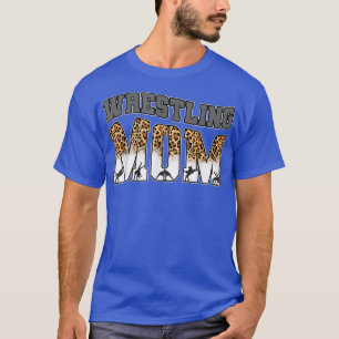 T-shirt Amusante lutte Maman Mama Sport Lover Leopard jeu