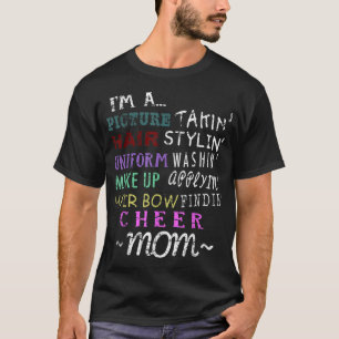 T-shirt Amusante Maman Cheerleader Pour Maman Cheer