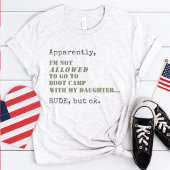 T-shirt Amusante Maman Militaire Camp de démarrage Rude Ma