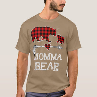 T-shirt Amusante maman ours jumelage famille Noël ours Re