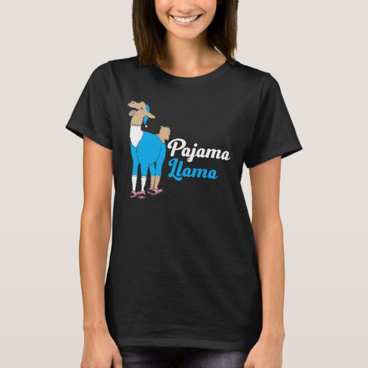 T-shirt Amusante Mette Pajama Llama (Devant)