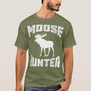 T-shirt Amusante Moose    HunterCool Hunting Bull Idée cad