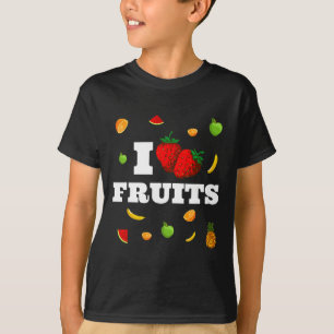T-shirt Amusante Nana Watermelon fraise I Love Fruits