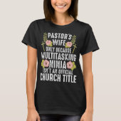 T-shirt Amusante Pastor Femme Design Femme Maman Pasteur F (Devant)