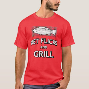T-shirt Amusante pêche Cast Net Fish Blague Parodie