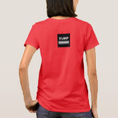 T-shirt Amusante poignée de coude, distance sociale (Dos)