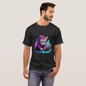 T-shirt Amusante Pun Chat Femme Kitten Dessing Tech Humour (Devant entier)