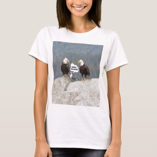 T-shirt Amusants aigles et mouettes (Devant)