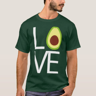 T-shirt Amusants Avocado Cute LOVE Graphisme drôle Novelty