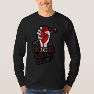 T-shirt Amusants Coeur brisé Social Club Design Sur Valent