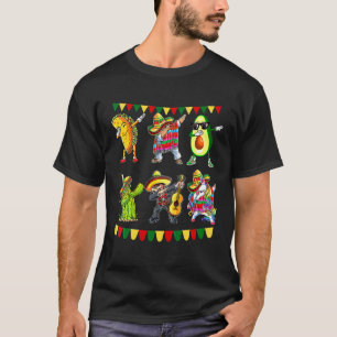 T-shirt Amusants Dabing mexicain Poncho Cinco De Mayo Taco