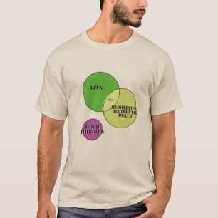 T-shirt Amusants Humiliation de la mort accidentelle Bon p