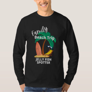 T-shirt Amusants Matching Family Beach Road Trip Jelly Fis
