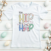 T-shirt Amusants Pâques Pastel Bunny, Too Hip to Hop