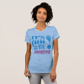 T-shirt Amusement 2 B 17-Aqua (Devant entier)