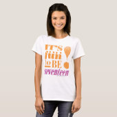 T-shirt Amusement 2 B 17-Orange (Devant entier)