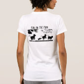 T-shirt Amusement à la ferme (Dos)