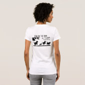 T-shirt Amusement à la ferme (Dos entier)