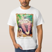 T-shirt Amusement à la retraite ou à l'avis de travail (Devant)