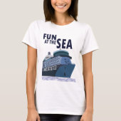 T-shirt Amusement Au Sea Cruise Ship (Devant)