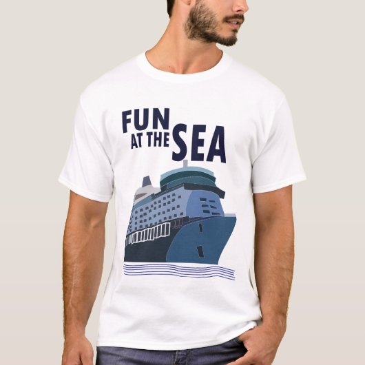 T-shirt Amusement Au Sea Cruise Ship (Devant)