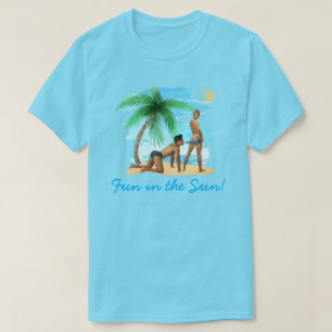 T-shirt « Amusement au soleil (thème gay) »