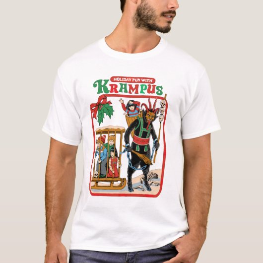 T-shirt Amusement Avec Krampus (Devant)