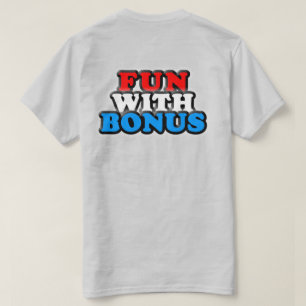T-shirt Amusement avec la bonification - logo - poche